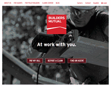 Tablet Screenshot of buildersmutual.com